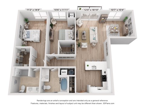 3401 W Payton Place Studio-3 Beds Apartment for Rent - Photo Gallery 34